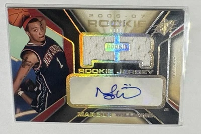 2006 SPX SPECTRUM MARCUS WILLIAMS RC /25 AUTO ROOKIE JERSEY UCONN HUSKIES #141 - Image 1 of 3