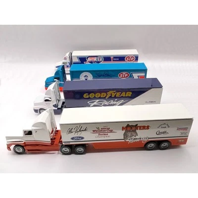 Lot of 4 Winross 1:64 NASCAR Haulers | Kulwicki | Petty | Goodyear | 1990s - Image 1 of 4