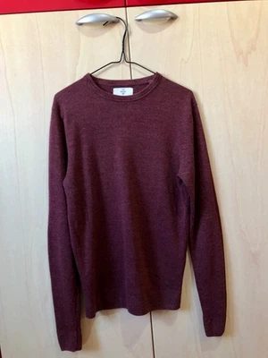 Maglione pullover uomo C&A linea Basic taglia S bordeaux - Imagen 1 de 4