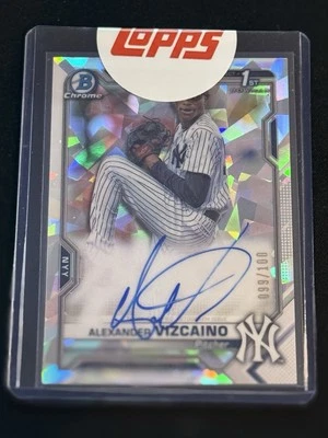 2021 Bowman Chrome - Alexander Vizcaino #CPA-AV Atomic Refractor 1st Auto /100 - Image 1 of 2