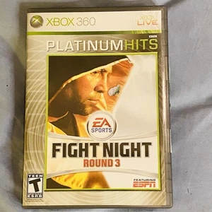 Fight Night Round 3 - Xbox 360 CIB Complete With Manual Platinum Hits - Picture 1 of 6