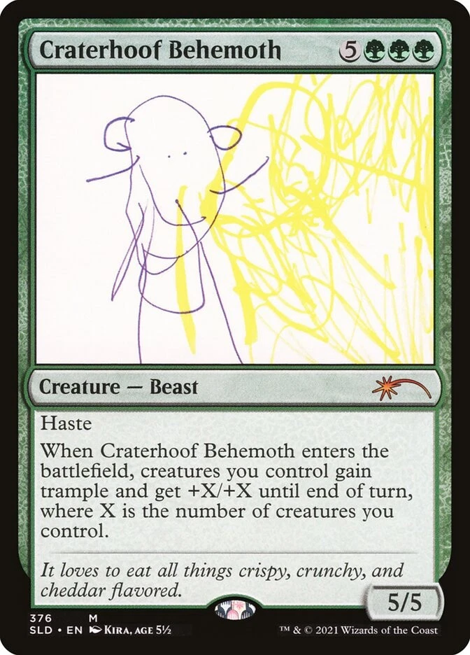 MTG Craterhoof Behemoth (#376) - Secret Lair Drop #376 - Image 1 of 1