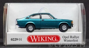 1/87 H0 WIKING 0229 01 OPEL Kadett C Coupé 2.0E Rallye Winterfest,~ bl.-metallic - Picture 1 of 17