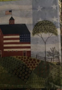 Toland House Flag Garden Size 12”X18” KIMBLE Artist AMERICAN FARM NIP - Picture 1 of 3