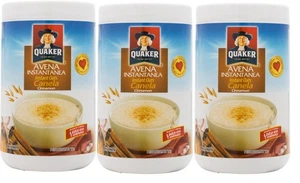 Quaker Avena Instantanea Instant Haferflocken mit Zimt 3er Pack mit 10,9oz - Bild 1 von 3