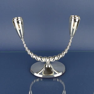 GAYER & KRAUSS Kerzenleuchter, 925 STERLING Silber, Deutschland 1950er Jahre - Bild 1 von 8