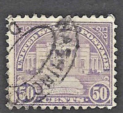 Sc# 701 50c Anfiteatro Arlington - Extravagante Oval WASHINGTON D.C. cancelar - (A-3) - Imagem 1 de 2