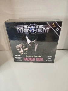 Frolic Board Games Malware Mayhem - Hacker Duel Genius vs. Anarchis Box New - Picture 1 of 6