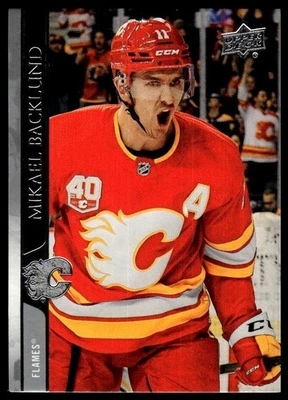 2020-21 Upper Deck Mikael Backlund #26 - Image 1 of 2
