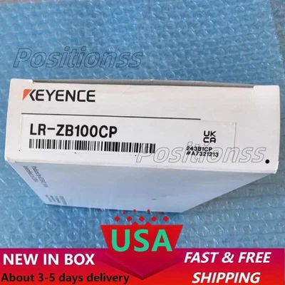 1PC New Keyence LR-ZB100CP Laser Sensor LRZB100CP In Box Brand new US Free TAX - Image 1 of 4