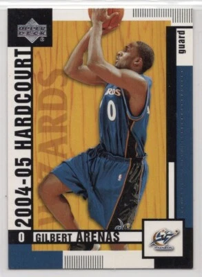 2004-05 Upper Deck Hardcourt Gilbert Arenas Washington Wizards #88 - Image 1 of 2