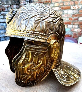 Exclusive Roman Ancestral helmet Brass helmet King's helmet Antique Finish - Picture 1 of 7