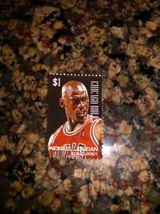 Michael Jordan Chicago Bulls Stamp MINT - Picture 1 of 2