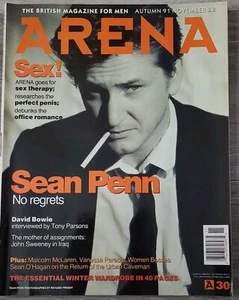 Arena Magazine Issue No 30 November 1991 Autumn - Sean Penn Cover - Bild 1 von 2