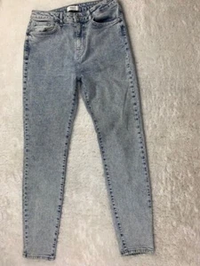 Forever 21 Size 28 Womens Ankle Jeans High Rise Light Wash Stretch - Picture 1 of 4
