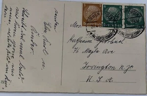 3 Briefmarken Hindenburg Deutschland, Reich 1927, AK - Bild 1 von 3