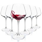 Wine Glasses 15.5oz, Set of 6 Wine Glass for Red White Wine, Long Stem Glassw...