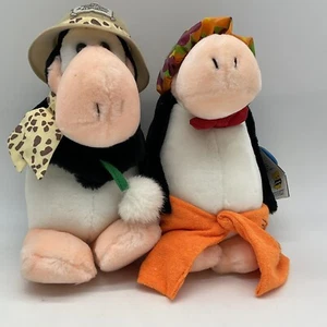 Bloom County Opus set of 2 penguin plushies Opus dandelion And Wet Phased Opus - Picture 1 of 16