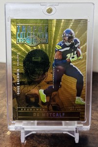 2022 Panini Illusions DK Metcalf/Doug Baldwin Trophy Collection Gold 07/10
