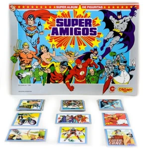 Álbum Pegatinas Super Powers Completo Hecho por Argentina Cromy Friends Liga de la Justicia - Imagen 1 de 4