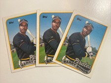 1989 Topps Tiffany Barry Bonds Pittsburgh Pirates #620 Set of 3