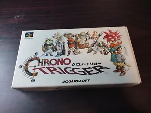 Chrono Trigger (SNES Super Famicom, 1995) - Japanese Version W Box And Manual - Picture 1 of 16