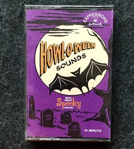 Vintage 1980s NOS Hallmark Halloween Spooky Sounds Cassette Tape Howl-O-Ween - Picture 1 of 4