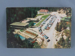 Vintage Postcard - Radium Hot Springs Pool Aerial Photo - Blackhorne Enterprises - Picture 1 of 4