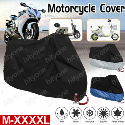 Abdeckplane Outdoor Winterfest Wasserdicht Motorradplane Motorradgarage M - 4XL - Bild 1 von 4