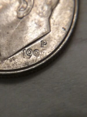 1998 p dime struck through grease weak 8 - Image 1 of 2