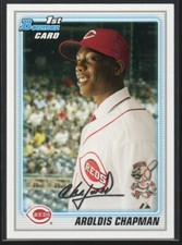 Aroldis Chapman 2010 Bowman Prospects #BP10  Cincinnati Reds  #4