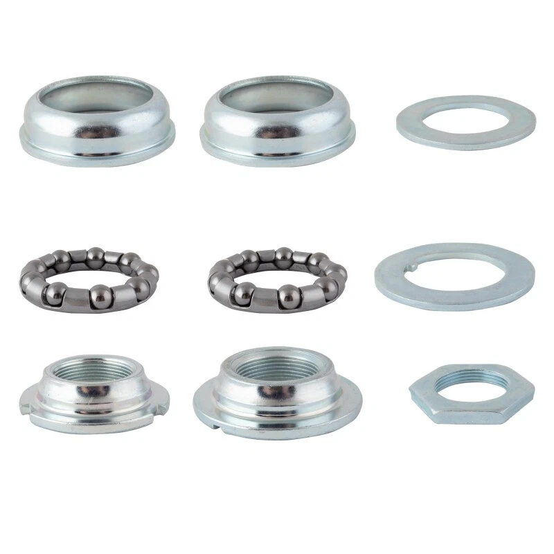 AMERICAN SUNLITE 1 PIECE 24tpi SILVER 68mm BOTTOM BRACKET CUP SET w/ bearings - Image 1 of 1