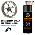 Bomboletta Spray Vernice Cerchi Moto GRIGIO SCURO OPACO Professionale