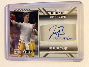 2020 Sage Premier Draft JOE BURROW Rookie Auto 47/200 - Picture 1 of 2