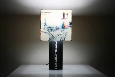 Handmade ‘Radiohead’ Lamp + Album Cover Lampshade - Image 1 of 4
