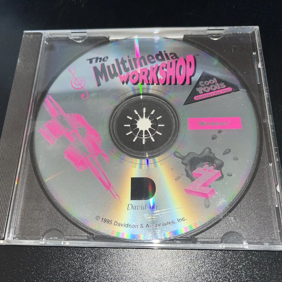 Multimedia Workshop (Ages 10+) (PC-CD, 1995) for Windows - CD - Image 1 of 1