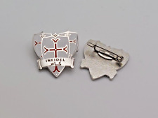 Knights Templar 3 Shields Collectors Hard Enamel Pin Badge Patriotic