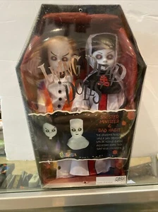 MUÑECAS MEZCO LIVING DEAD MINISTRO SINIESTRO Y MAL HÁBITO túnica blanca nueva en caja sellada - Imagen 1 de 3