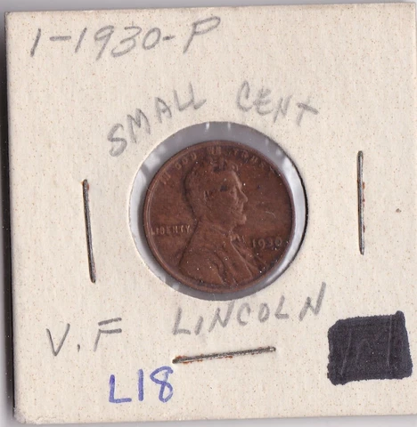 1930 Lincoln Cent L18 Cover