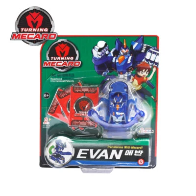 [TURNING MECARD] 2021 EVAN Transformer Robot Car TV Figure+3card Korean Ver. - Image 1 of 4