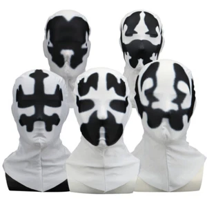Cosplay 2019 Watchmen Rorschach Hood Balaclava Mask Unisex Superhero Props New - Picture 1 of 17