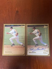 Adam Everett 1999 Traded Rookie Autographed Card #T28 And Basic Rookie