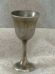 VINTAGE F.B ROGERS ITALY SILVER SMALL GOBLET - Picture 1 of 4