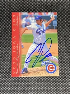 Carmen Pignatiello 2005 MultiAd Sports Iowa Cubs Signed Auto Card #22 ~ COA - Picture 1 of 3