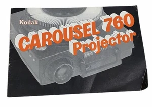Kodak Carousel 760 Slide Projector Instruction Manual Only Original Vintage  - Picture 1 of 4
