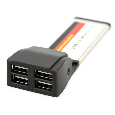 Rhombutech Express Card 4 Port USB 2.0 Express Card 34 Notebook  - Bild 1 von 4
