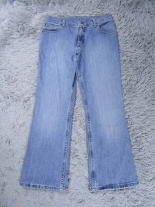 Wrangler Jeans Boys 12 Bootcut Husky Relaxed Medium Washed Blue Cowboy Denim - Picture 1 of 10