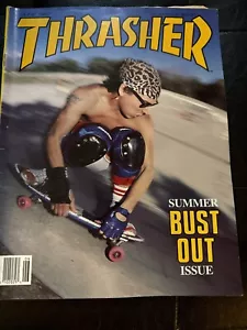 THRASHER SKATEBOARD MAGAZINE June 1987 Steve Alba John Gibson Meatmen - Picture 1 of 24
