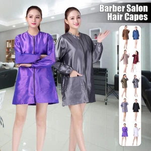 1x Barber Salon Beauty SPA Gown Hair Capes Professional Hairdresser Work Clothes - Picture 1 of 32