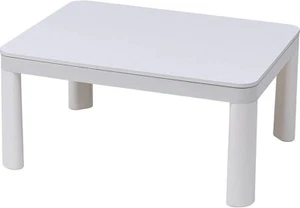 Yamazen Kotatsu table White/Natural 80×60cm 100V Top Panel Reversible NCK-80601 - Picture 1 of 7
